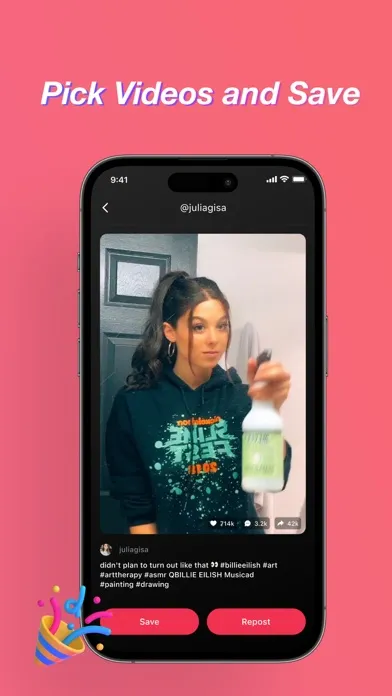 Capturas de tela do Tik Easy-VideoEditor&AIHashtag
