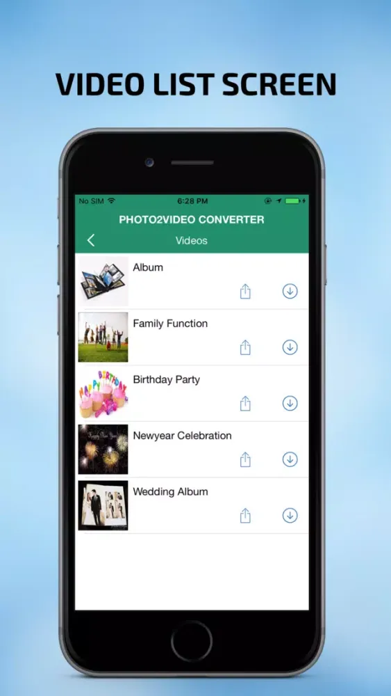 Photos to Video Converter free应用截图