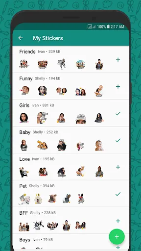 تصاویر Wemoji - WhatsApp Sticker Make