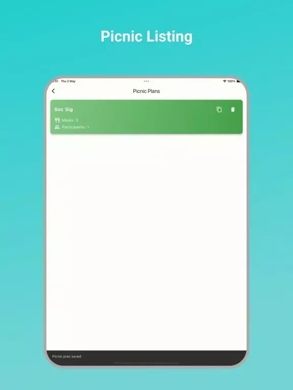 ภาพหน้าจอของ Thread Ads iPad 