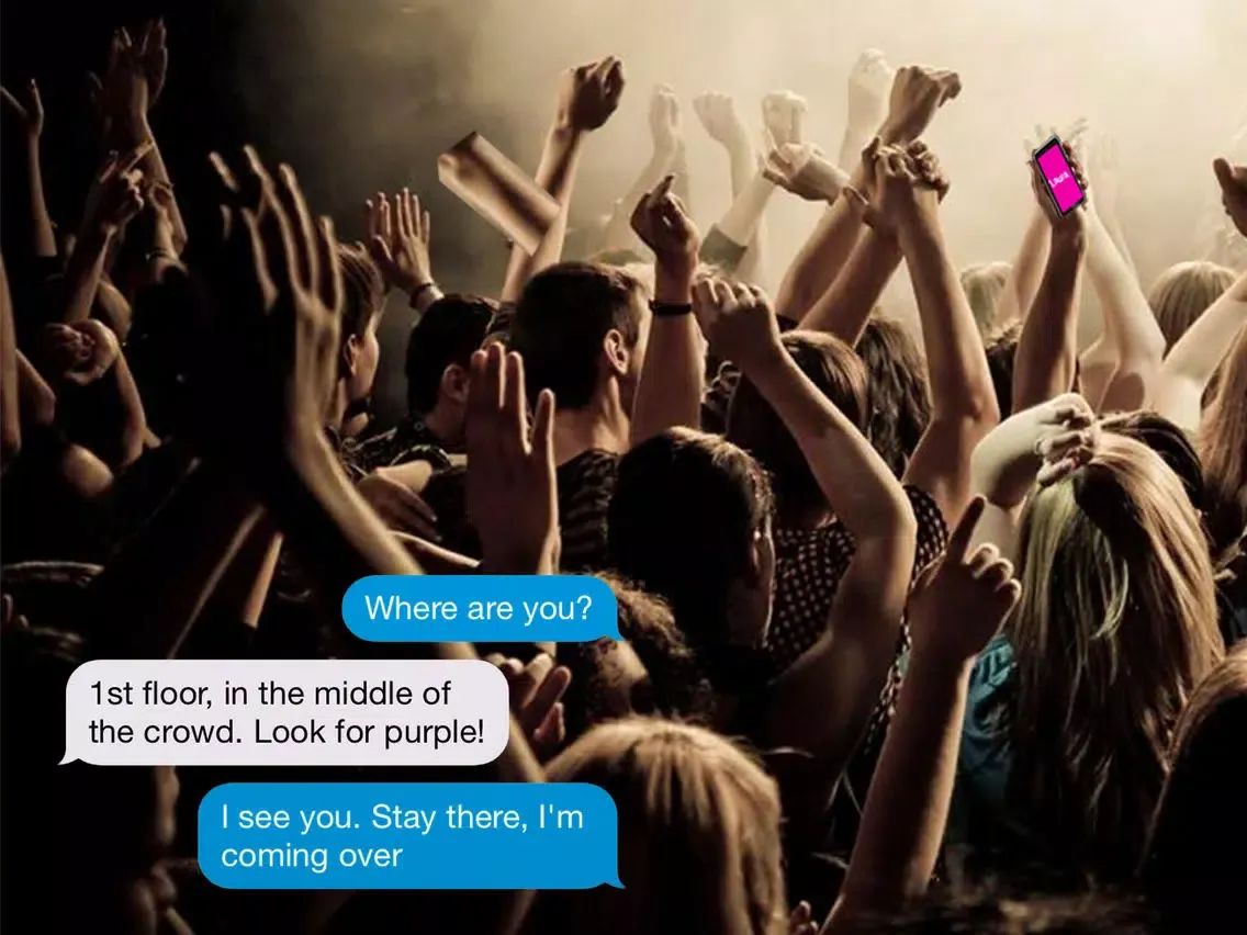 Ảnh chụp màn hình của Color Beacon - Find Friends in Crowds iPad 