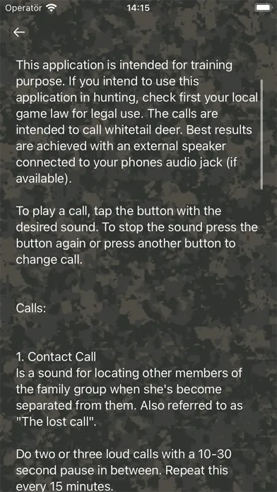 Tangkapan layar Whitetail Hunting Calls