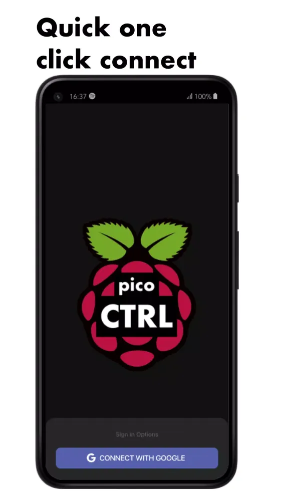 Zrzuty ekranu Pico W Ctrl: control w/o code