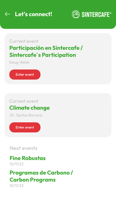 Capturas de pantalla de Sintercafe