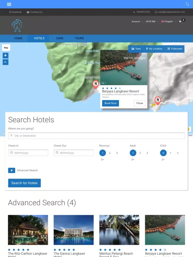 Langkawi Travels iPad  سکرین شاٹس