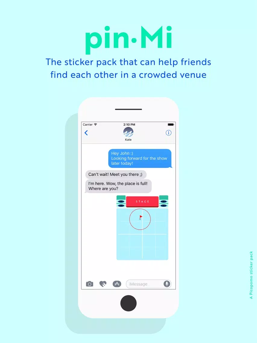pin·Mi stickers - your friends in the crowd iPad  স্ক্রিনশট
