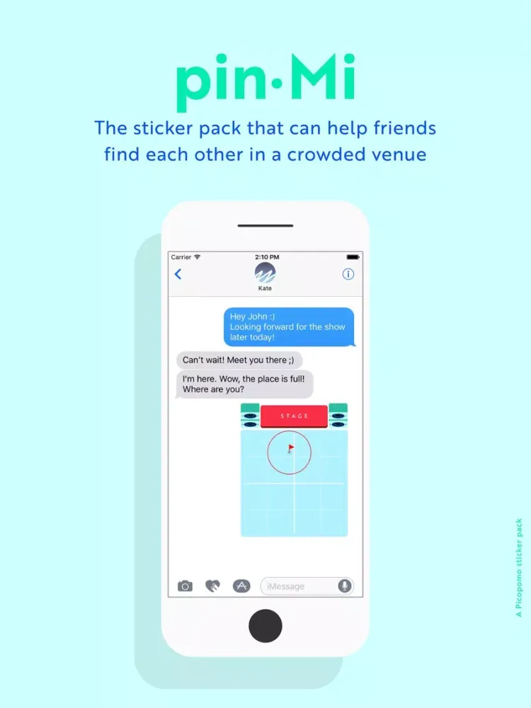 pin·Mi stickers - your friends in the crowd iPad  স্ক্রিনশট