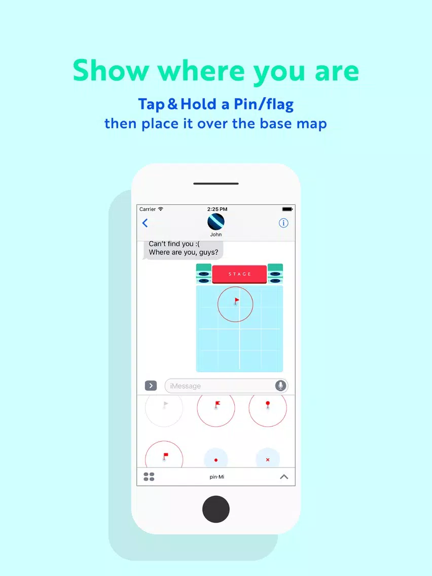 pin·Mi stickers - your friends in the crowd iPad  স্ক্রিনশট