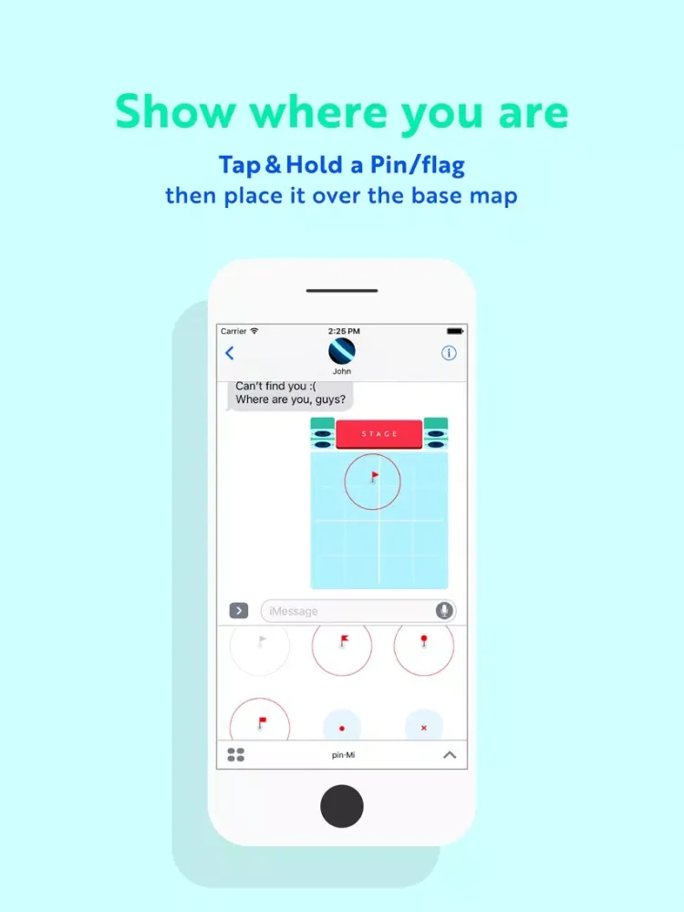 pin·Mi stickers - your friends in the crowd iPad  স্ক্রিনশট