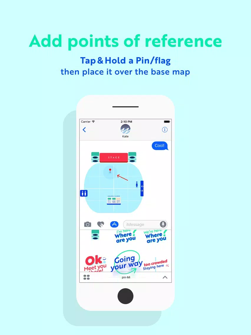pin·Mi stickers - your friends in the crowd iPad  স্ক্রিনশট
