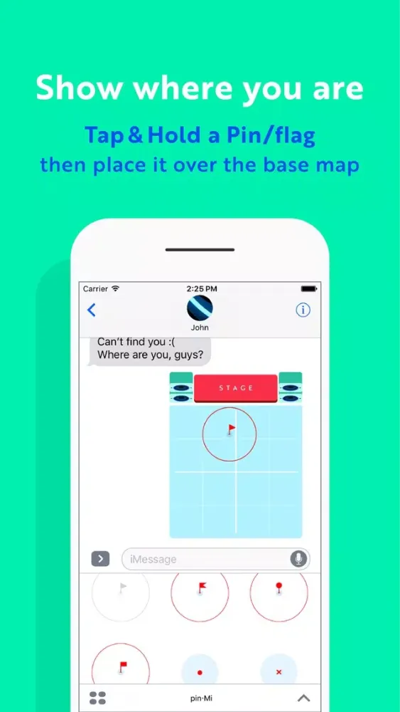 pin·Mi stickers - your friends in the crowd স্ক্রিনশট