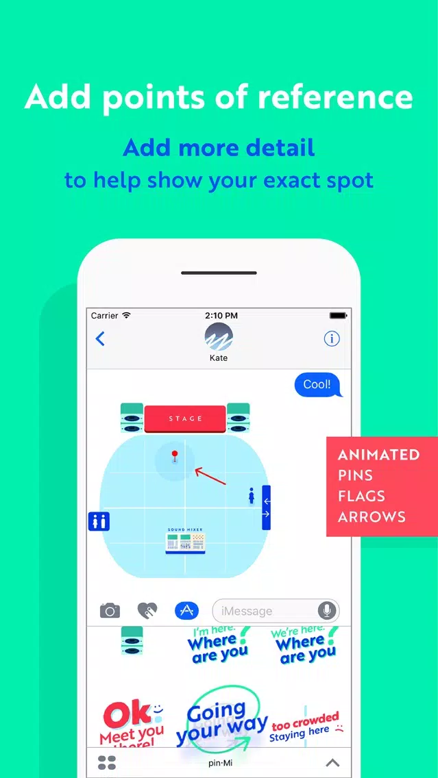 pin·Mi stickers - your friends in the crowd স্ক্রিনশট