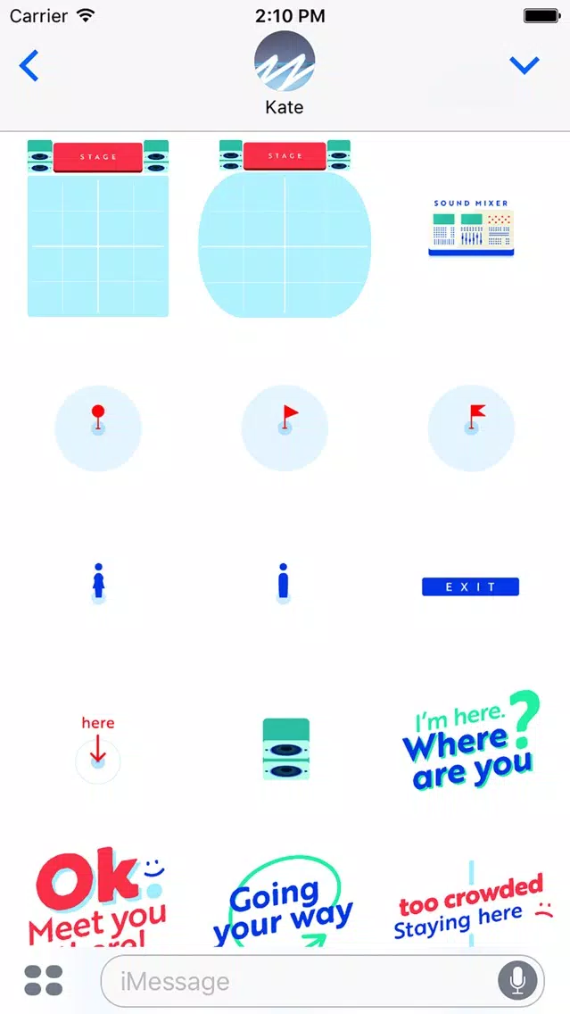 pin·Mi stickers - your friends in the crowd স্ক্রিনশট