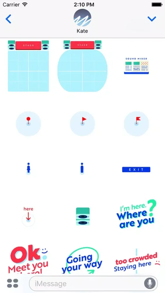 pin·Mi stickers - your friends in the crowd স্ক্রিনশট
