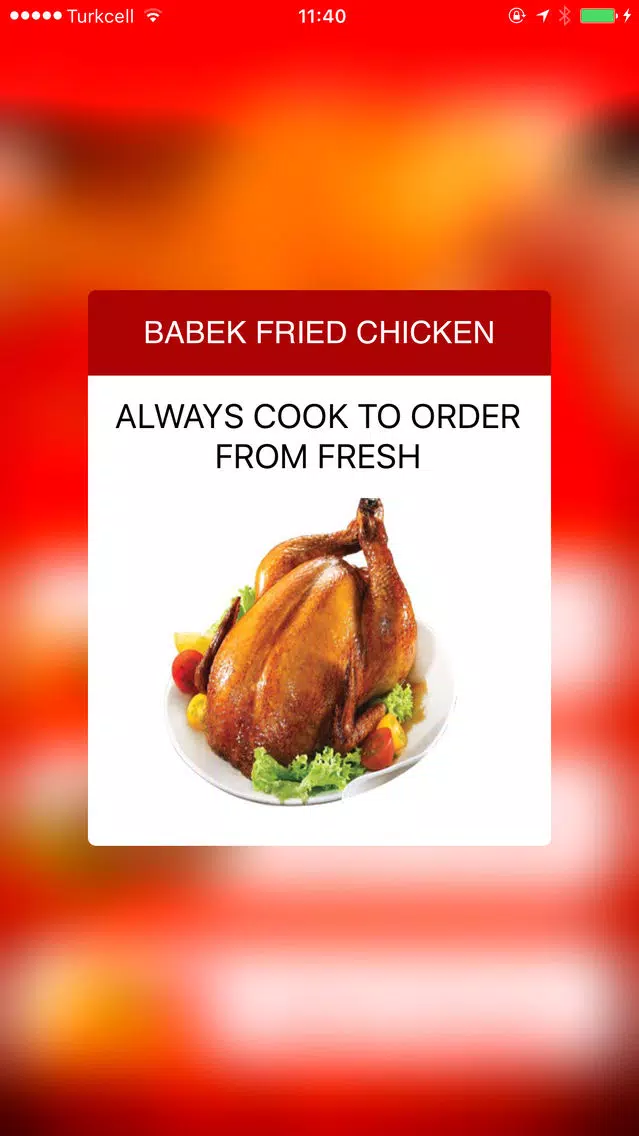 Babek fried chiken Ekran Görüntüleri
