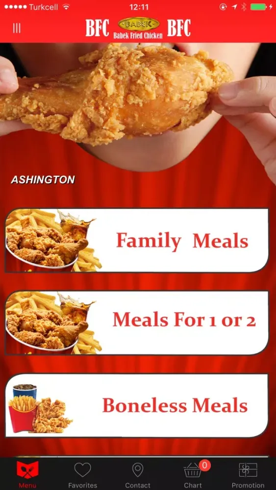 ภาพหน้าจอของ Babek fried chiken