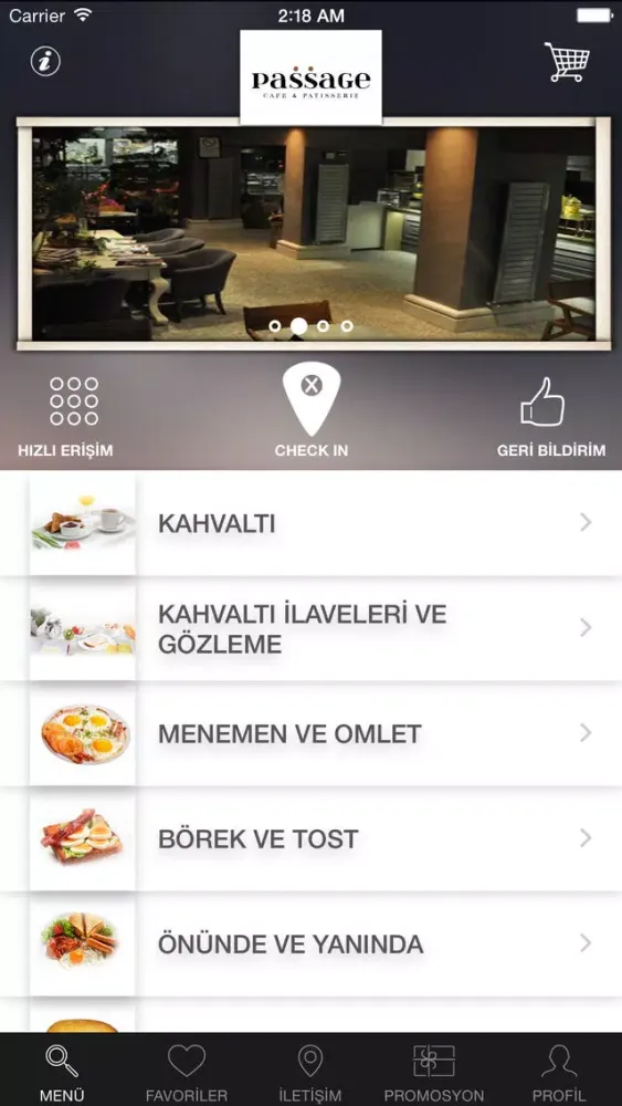 Capturas de pantalla de PASSAGE CAFE