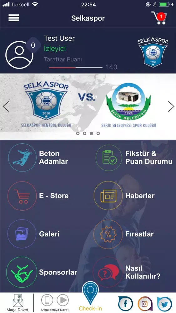 Captures d'écran de SELKASPOR