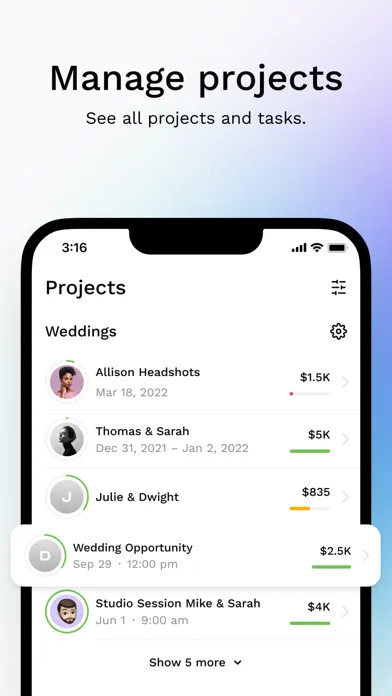 Tangkapan layar Bloom - The Invoice & CRM App