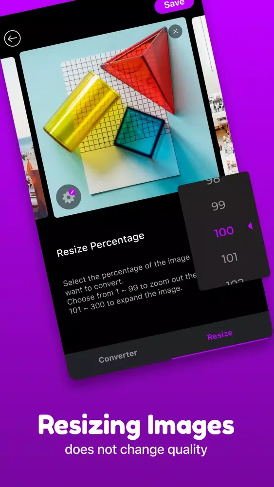 Tangkapan skrin Picture converter - Pic resize