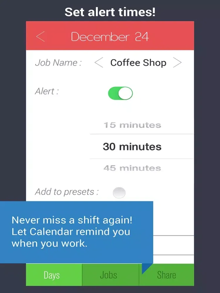 تصاویر Shift Calendar Pro - Work Schedule Organizer with Hour & Pay Calculator iPad 
