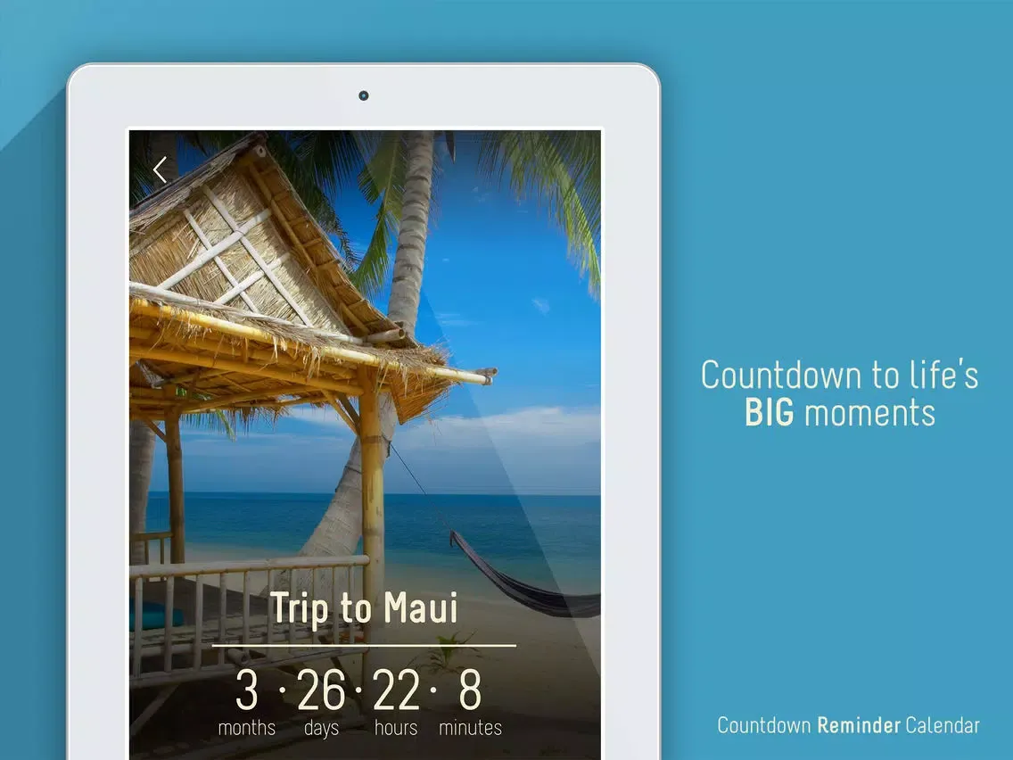 Countdown Calendar Pro - Important Event Reminder Countdowns & Timers for Birthdays, Anniversaries and More iPad  Screenshots