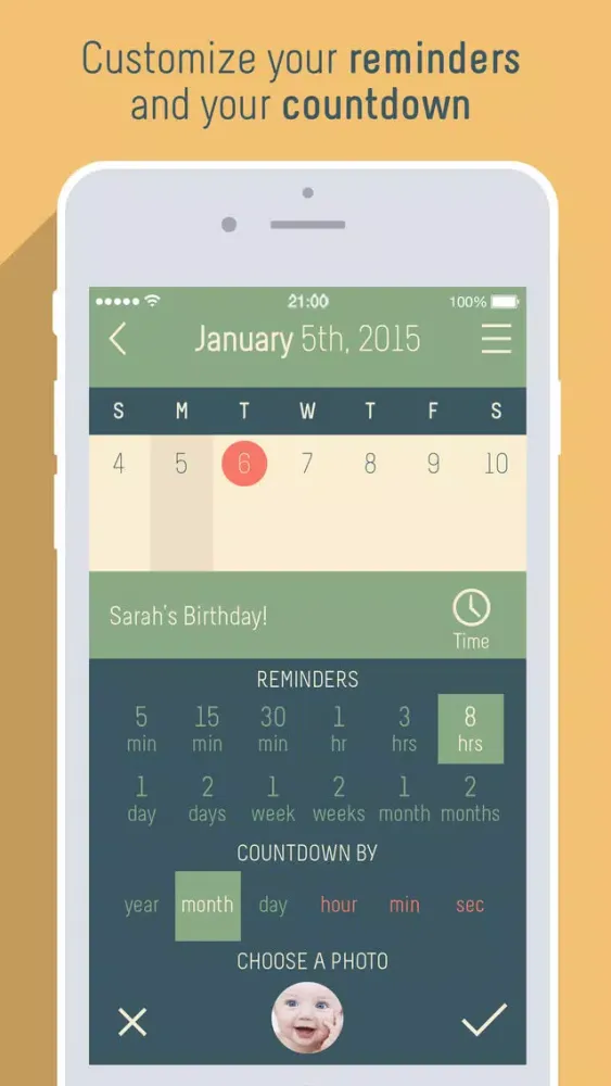 Countdown Calendar Pro - Important Event Reminder Countdowns & Timers for Birthdays, Anniversaries and More Screenshots