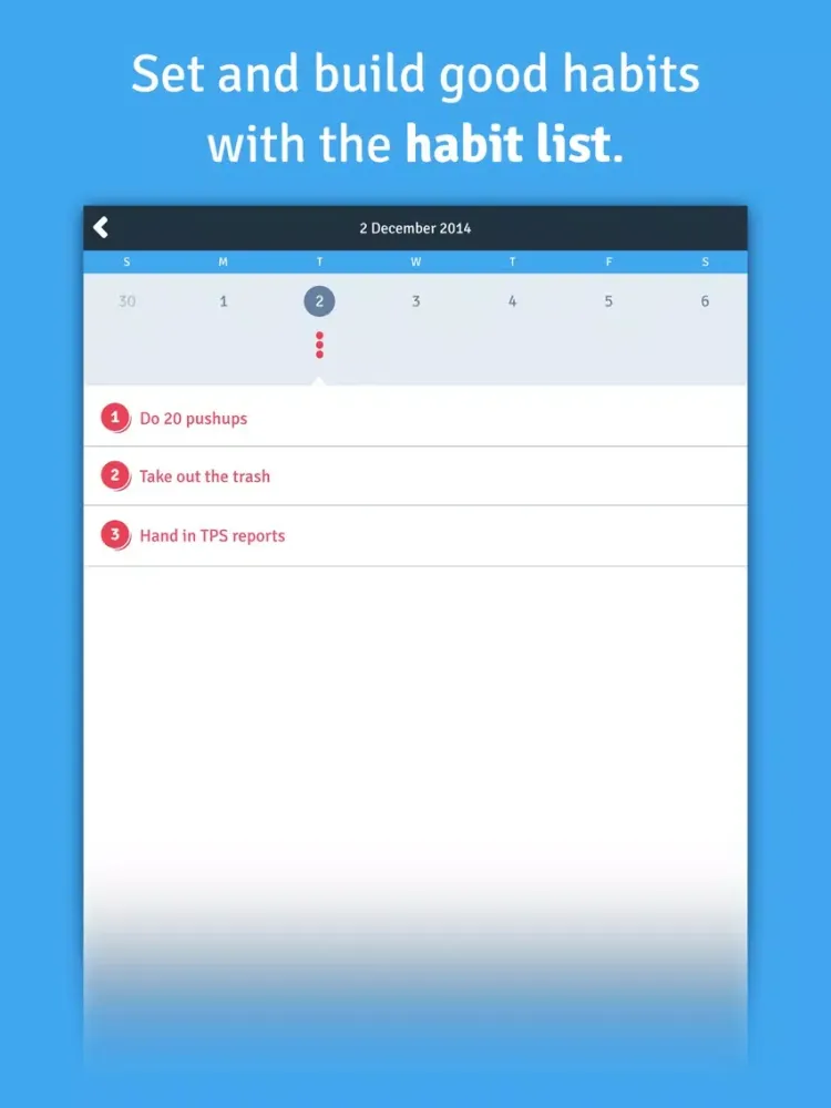 Captures d'écran de Do 3 Things (Pro Version) - Daily Procrastination and Motivation Tool Organizer iPad 