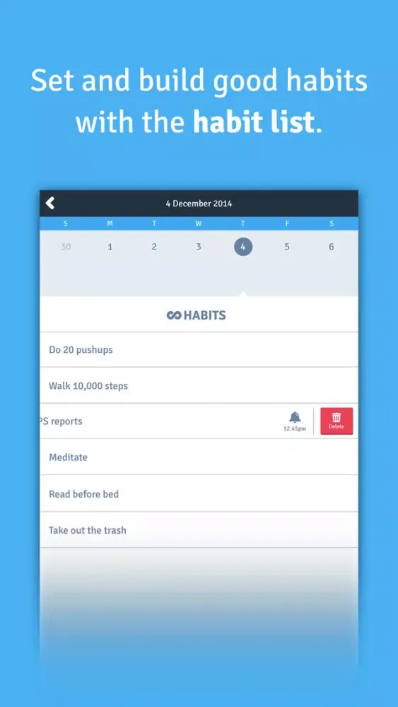 Captures d'écran de Do 3 Things (Pro Version) - Daily Procrastination and Motivation Tool Organizer