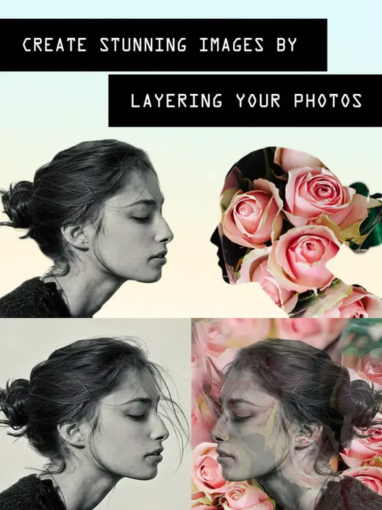 Capturas de pantalla de Layered Pro - Photo Mask, Split & Blend Editor for Instagram iPad 