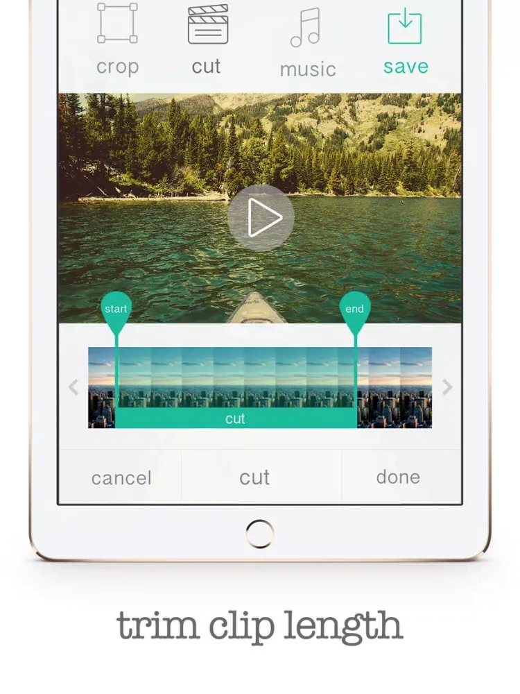 Montage Pro - Combine Multiple Videos into One Video Clip Editor for Vine and Instagram iPad  Screenshots