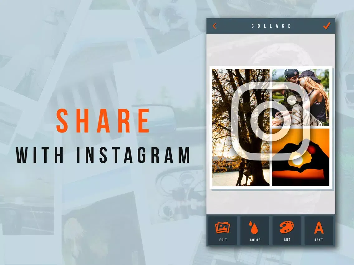 Photo Collage: Make Collages & Picture Grid Editor iPad  Ekran Görüntüleri