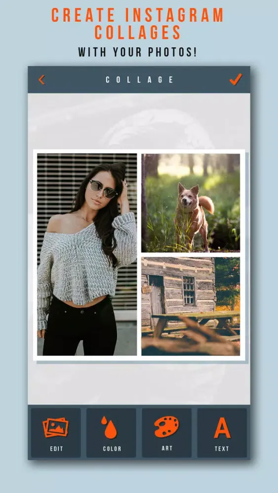 Скриншоты Photo Collage+ Create Picture Grids for Instagram
