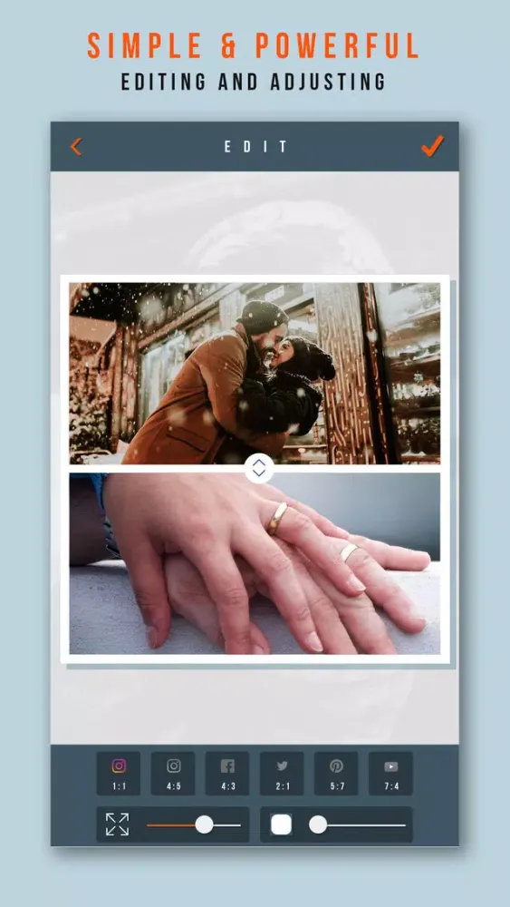 Скриншоты Photo Collage+ Create Picture Grids for Instagram