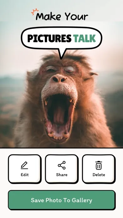 Tangkapan skrin Speech Bubble Maker: Pic Talk