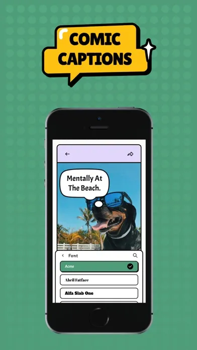 Tangkapan skrin Speech Bubble Maker: Pic Talk