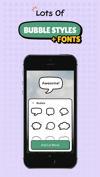 Tangkapan skrin Speech Bubble Maker: Pic Talk