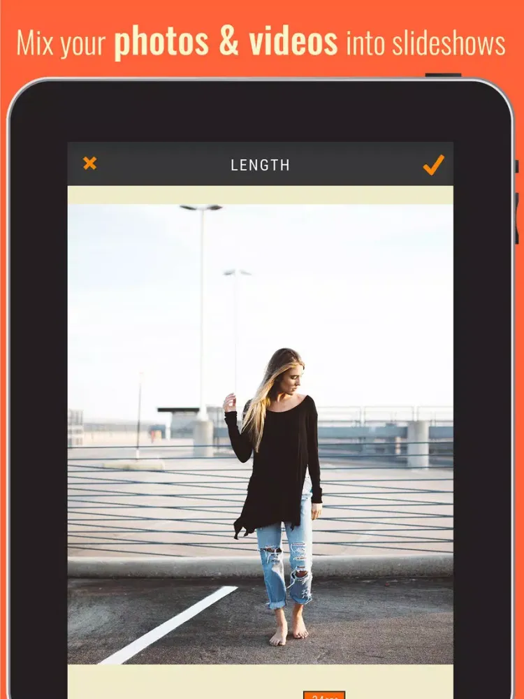 Slideshow Video+ Make Photo Slideshows Vid Editor iPad 應用截圖