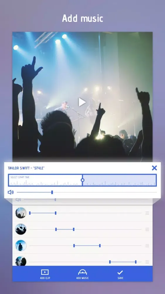 Combine Videos & Clips Together In Video Slideshow应用截图