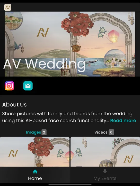AV Wedding iPad  Screenshots