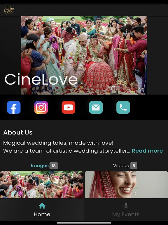 CineLove Productions iPad  স্ক্রিনশট
