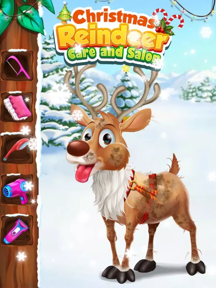 Capturas de pantalla de Christmas Reindeer Care Salon iPad 