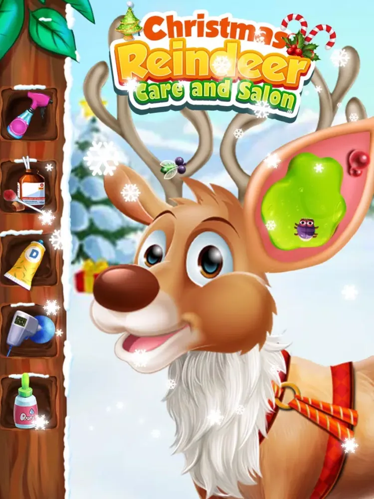 Capturas de pantalla de Christmas Reindeer Care Salon iPad 