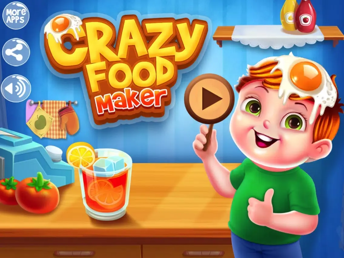 Crazy Food Maker Learning Game iPad  स्क्रीनशॉट