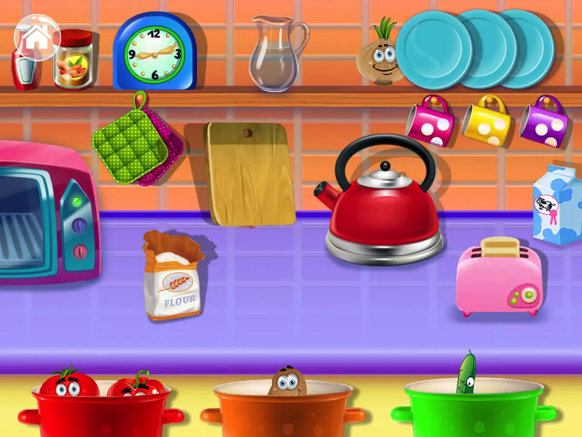 Crazy Food Maker Learning Game iPad  Screenshots