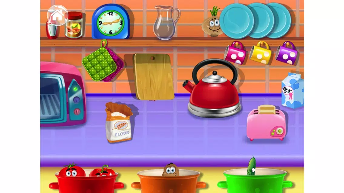 Crazy Food Maker Learning Game Screenshots
