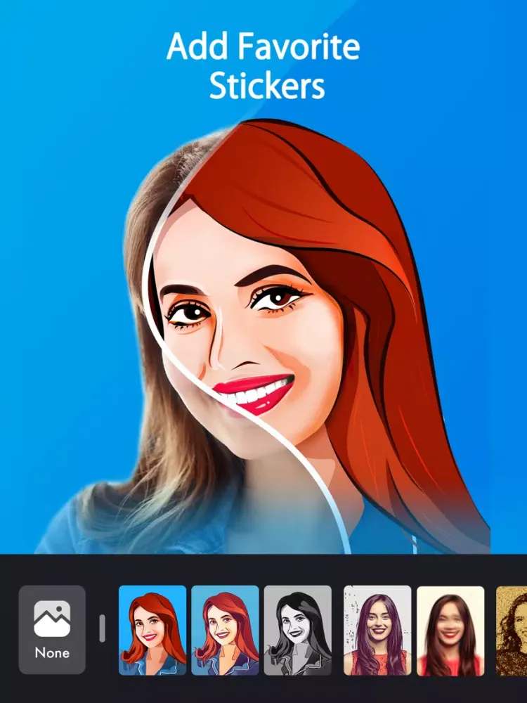 PicsX-Cartoon Filters&Face App iPad  Ekran Görüntüleri