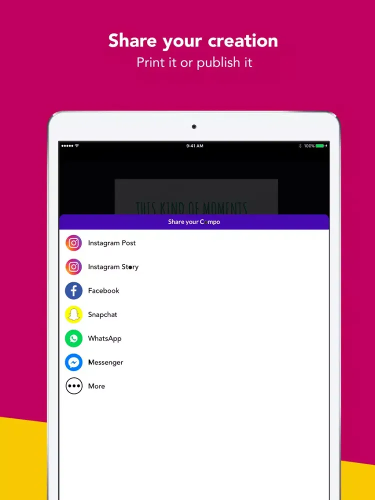 Compo. iPad  Screenshots