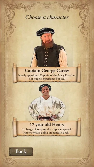 Capturas de tela do Time Investigators