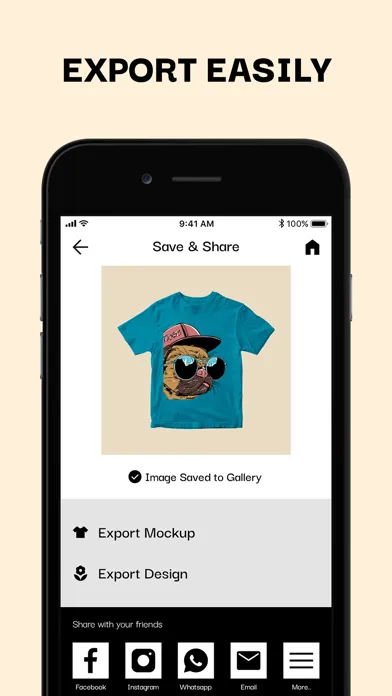 Mockup creator: Shirt designer應用截圖